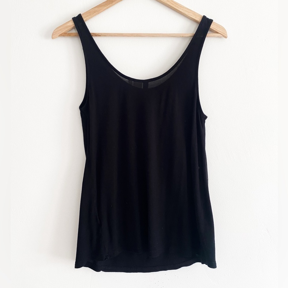 H&M “Parlez-vous Français?” Eiffel Tower Graphic Tank – Size Small, Black - Picture 4 of 8